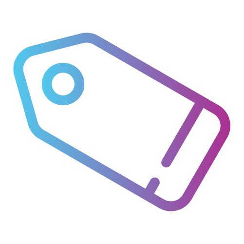Branding icon colored in purple-cyan gradient