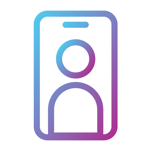 UI/UX Design icon colored in purple-cyan gradient