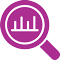 Performance Analysis and Reporting icon colored in purple