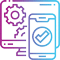 Cross-Platform App Development icon colored in purple-cyan gradient