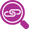 Backlink Analysis icon colored in purple