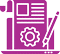 Content Structure Optimization icon colored in purple
