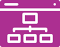 Strategic Link Building icon colored in purple