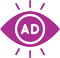 Ad Position Monitoring icon colored in purple