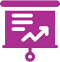 Continuous Strategy Refinement icon colored in purple