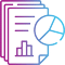 Analytics and Reporting icon colored in purple-cyan gradient