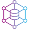 Data-Driven Optimization icon colored in purple-cyan gradient