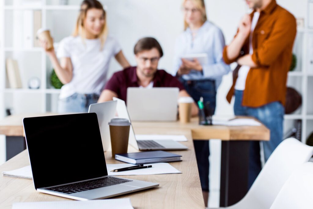 a group people strategizing digital marketing strategies for small businesses